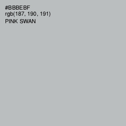 #BBBEBF - Pink Swan Color Image